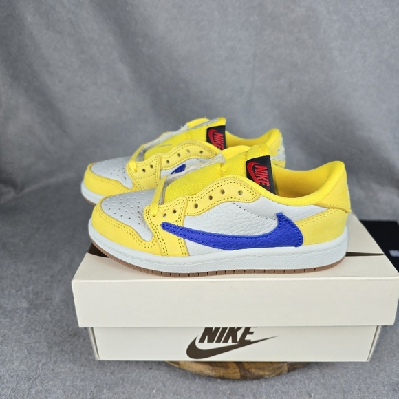 Jordan Other - Jordan 1 Retro Low OG Women’s “TRAVIS SCOTT” Canary Size 11.5 C